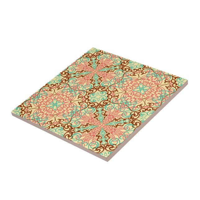 Intricate Arabesque, Tile (Side)