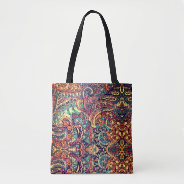 Intricate Artistic Abstract Design Tote Bag (Front)
