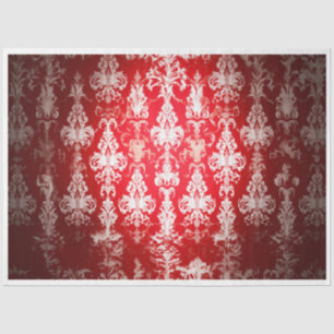 Intricate Beautiful Christmas Damask Tissue Paper