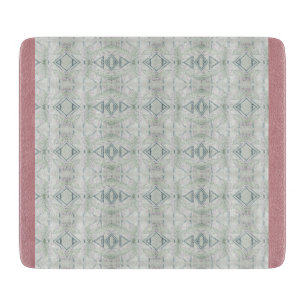 Intricate Blue Cutting Board