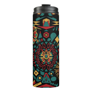 Intricate Blue "Heritage-Inspired Patterns" Therma Thermal Tumbler