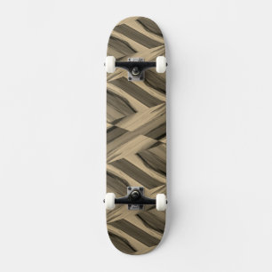 Intricate Brown Marble Pattern  Skateboard