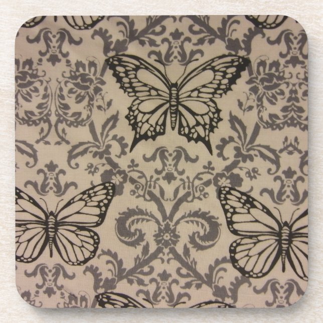 Intricate Butterflies Coaster (Front)