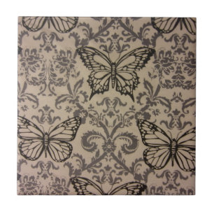 Intricate Butterflies Tile