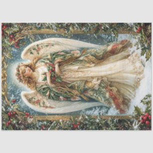 Intricate Christmas Angel Tissue Paper