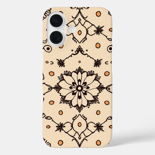 Intricate Details: A Doodled Tapestry Case-Mate iPhone Case (Back)