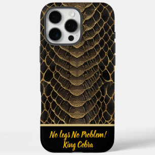 Intricate details of a vibrant poisonous snakeskin iPhone 16 pro max case