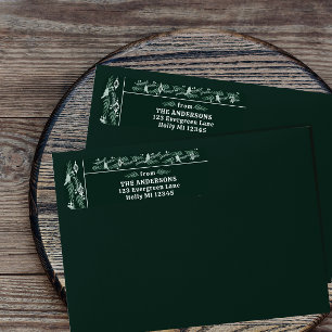 Intricate Evergreen Garland Modern Holiday Return 