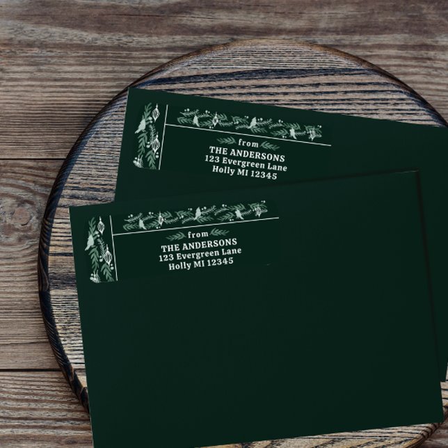 Intricate Evergreen Garland Modern Holiday Return  (Creator Uploaded)