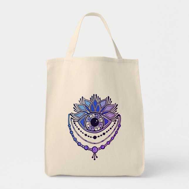 Intricate eye tote bag (Front)