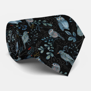 Intricate  floral and paisley  pattern  tie