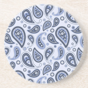 Intricate Floral Paisley Print Design Coaster