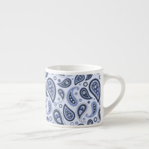 Intricate Floral Paisley Print Design Espresso Cup