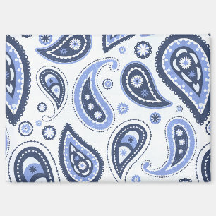 Intricate Floral Paisley Print Design Magnet