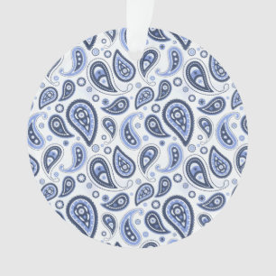 Intricate Floral Paisley Print Design Ornament