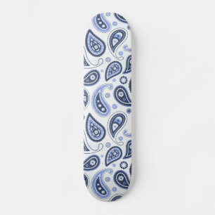 Intricate Floral Paisley Print Design Skateboard
