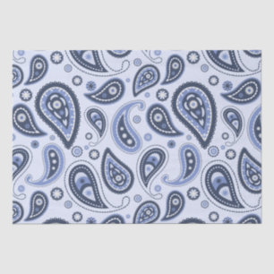 Intricate Floral Paisley Print Design Tissue Paper