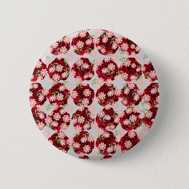 Intricate Flourish Pattern Button (Front)