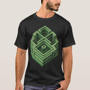 Intricate Geometric Maze T-Shirt