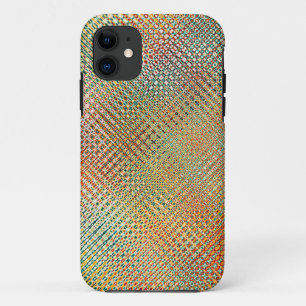 Intricate Gold Yellow Pink Red Green Pattern iPhone 11 Case