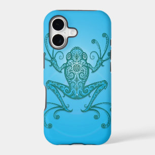 Intricate Light Blue Tree Frog