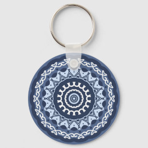 Intricate Mandala Design keychain