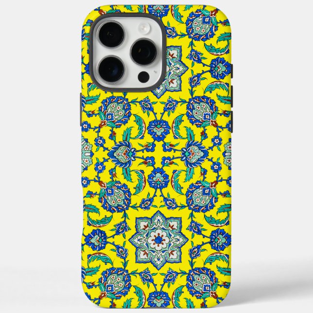 Intricate Ottoman Turkiye Iznik Floral Pattern  Case-Mate iPhone Case (Back)