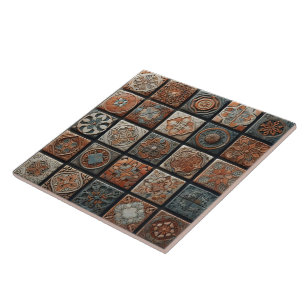 Intricate Patterned Decorative Tiles