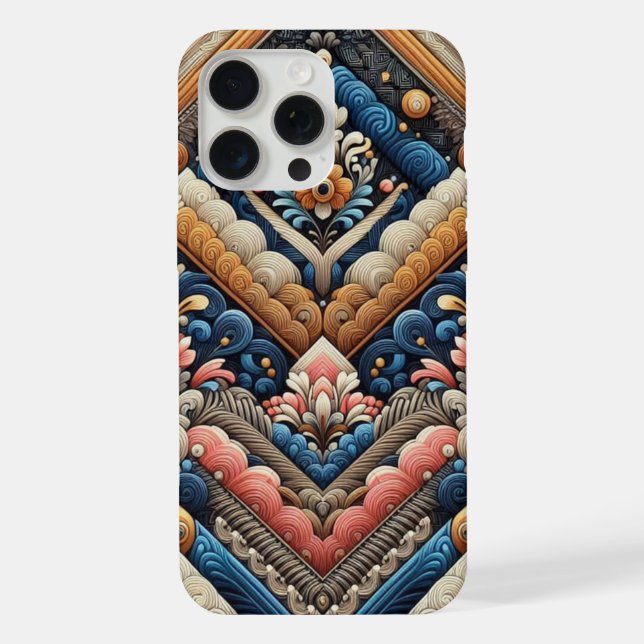 Intricate patterns  iPhone case (Back)