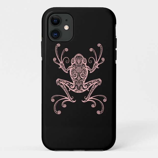 Intricate Pink Tree Frog Case-Mate iPhone Case (Back)