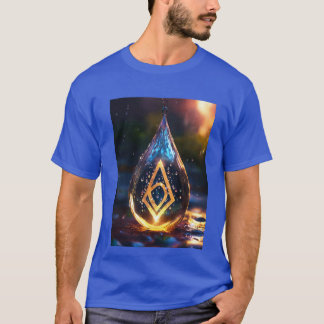 Intricate Scales and Flames Tattoo Design T-Shirt