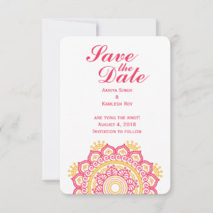 Intricate Setting Save The Date