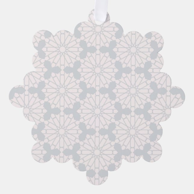 Intricate Symmetrical Islamic Art Ornament Card (Front)