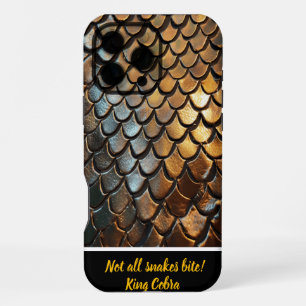 Intricate texture of a poisonous snake’s skin iPhone 16 pro max case