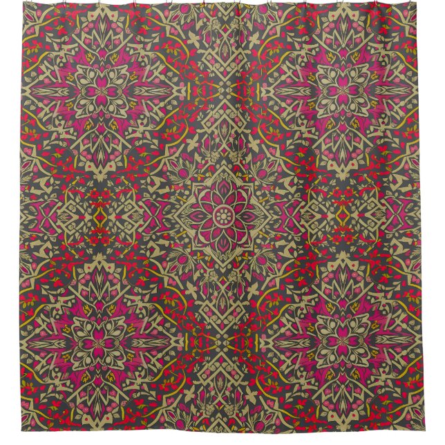 Intricate, Traditional Oriental Rug Motif Design (Front)