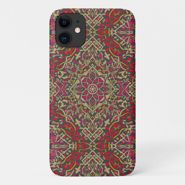 Intricate, Traditional Oriental Rug Motif Design Case-Mate iPhone Case (Back)