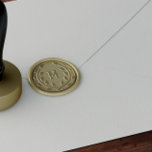 Intricate Vintage Frame Custom Monogram  Wax Seal Sticker<br><div class="desc">Intricate Vintage Frame Custom Monogram Wax Seal Sticker</div>
