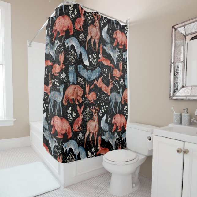  Intricate woodland animals pattern (In Situ)