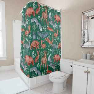 Intricate woodland animals pattern