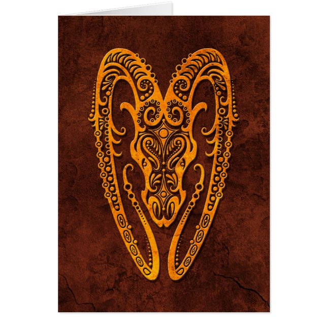 Intrictate Stone Aries Symbol (Front)