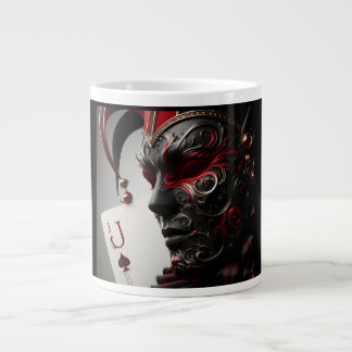 Intriguant Jack of Spades Masque café Mug | Harleq