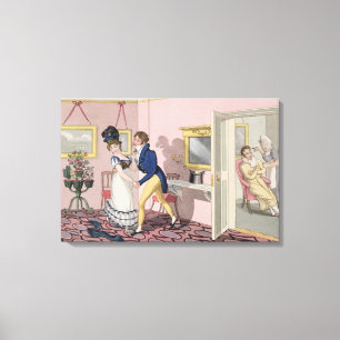 Intrigue, plate 10 from 'The Necessary Qualificati Canvas Print