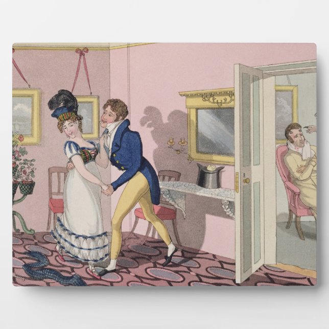 Intrigue, plate 10 from 'The Necessary Qualificati Plaque (Front)