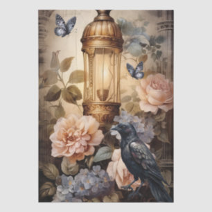Intriguing Fantasy Gothic Raven Tissue Paper
