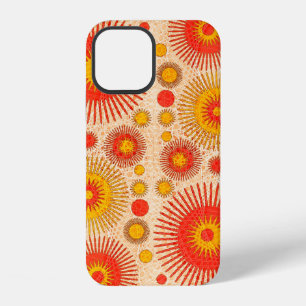 Intriguing modern abstract design with floral and iPhone 12 case