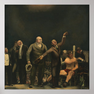 Introducing John L. Sullivan by George Bellows Poster