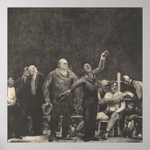 Introducing John L. Sullivan - George Bellows Poster