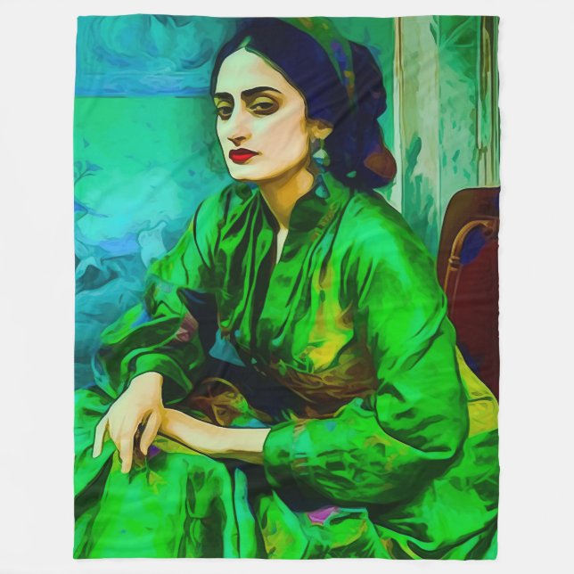 Introspection  fleece blanket (Front)