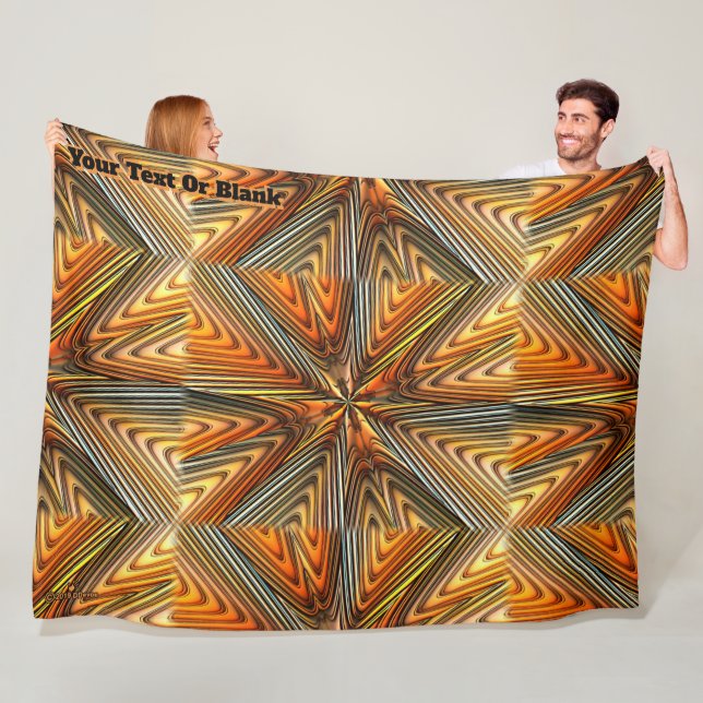 Introspection Fleece Blanket (In Situ)