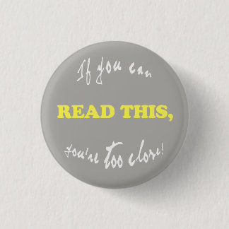 Introvert Badge 1 Inch Round Button